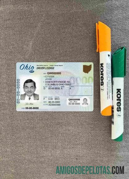 EUA Ohio DL fotovisual frontal modelo